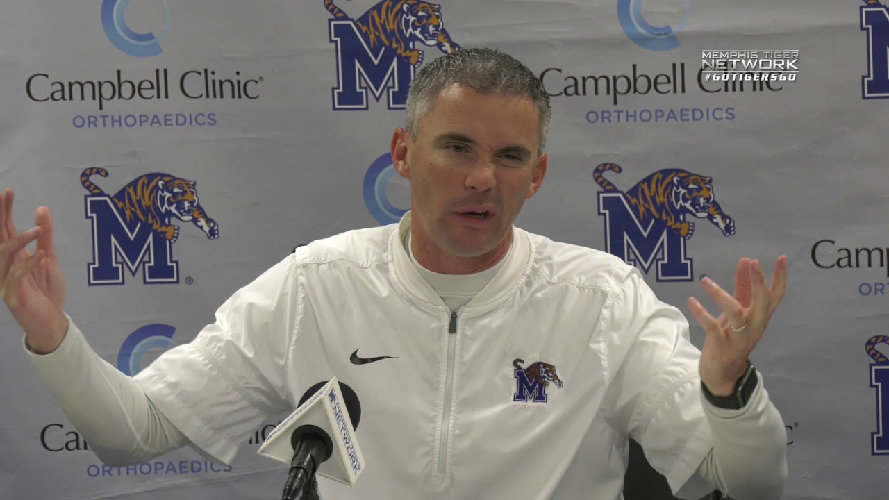 Memphis Football Coach Norvell SMU PostGame Press Conference YouTube