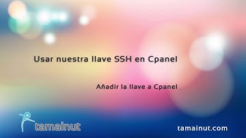 SSH key personal con cPanel, y configurar Filezilla, Cyberduck y otros