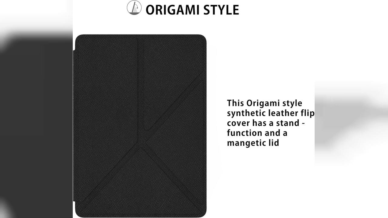 Rezension: MyGadget Origami Hülle für Amazon Kindle 11. Generation (Modell 2022-6 Zoll) - Kunstle...