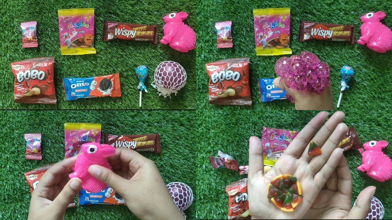 🍭 Rabbit Toy | Satisfying ASMR Sleep Sound | Pizza Jelly | Chuchu Candy Roma  And Diana 