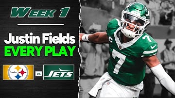 Justin Fields EVERY PLAY - Week 1 - Jets vs Steelers