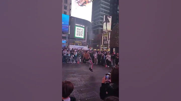 times Square dancer