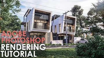 Adobe Photoshop CC Architectural Post-Production Process | HTC Part 02