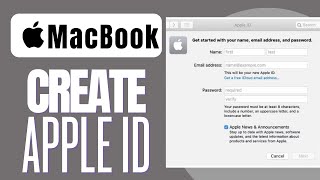 How to create a new apple id in macbook