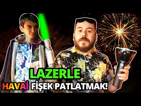 LAZERLE HAVAİ FİŞEK PATLATMAK ! /w Mendebur Lemur