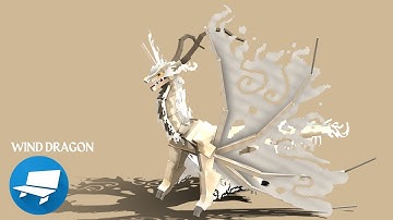 Wind Dragon ~ Blockbench ~ Timelapse