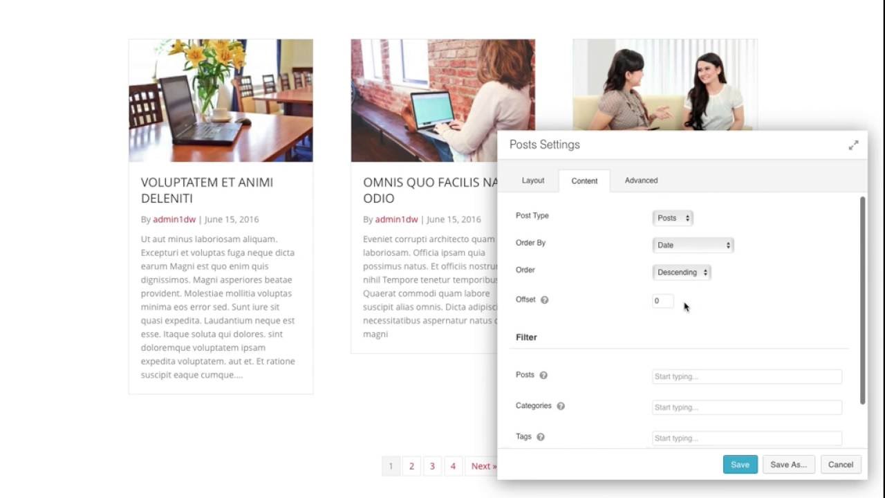 interesting page layouts
