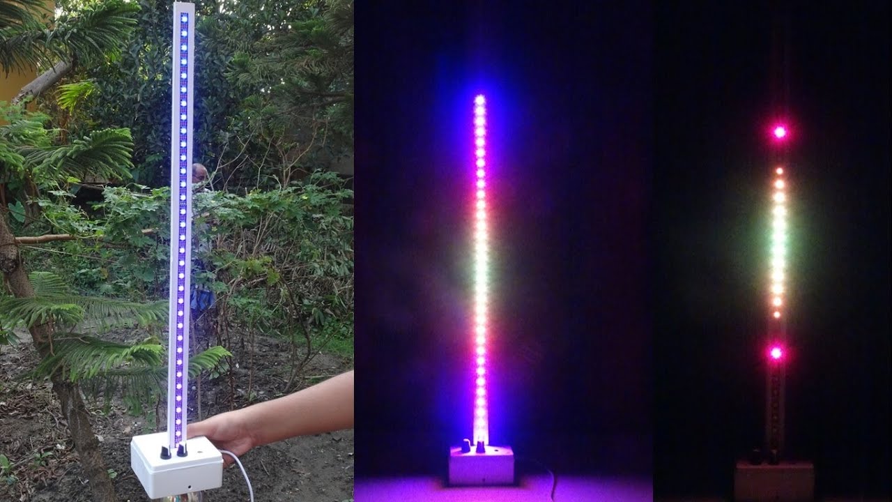 nakomelingen Rijke man Boomgaard Amazing Light Effects With VU Meter Using RGB LED - YouTube