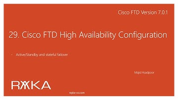 29. Cisco FTD High Availability Configuration