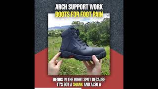 Arch Support Work Boots For Foot Pain