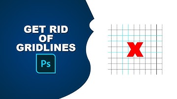 how to get rid of gridlines in photoshop