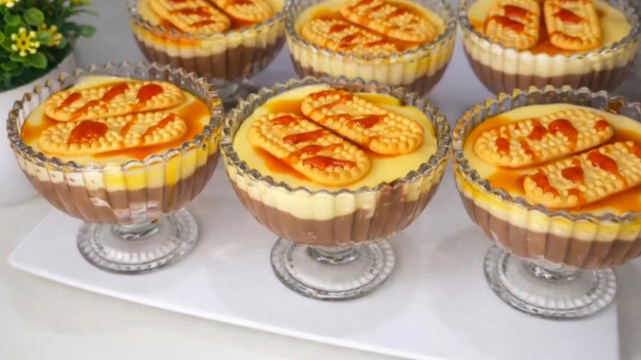 فكرة عبقرية حولى الجلاش لحلى فاخر بدون فرن ولا كريمه 🫰 سهل وبسيط والطعم حكايه حلويات رمضان 🌙 🤍