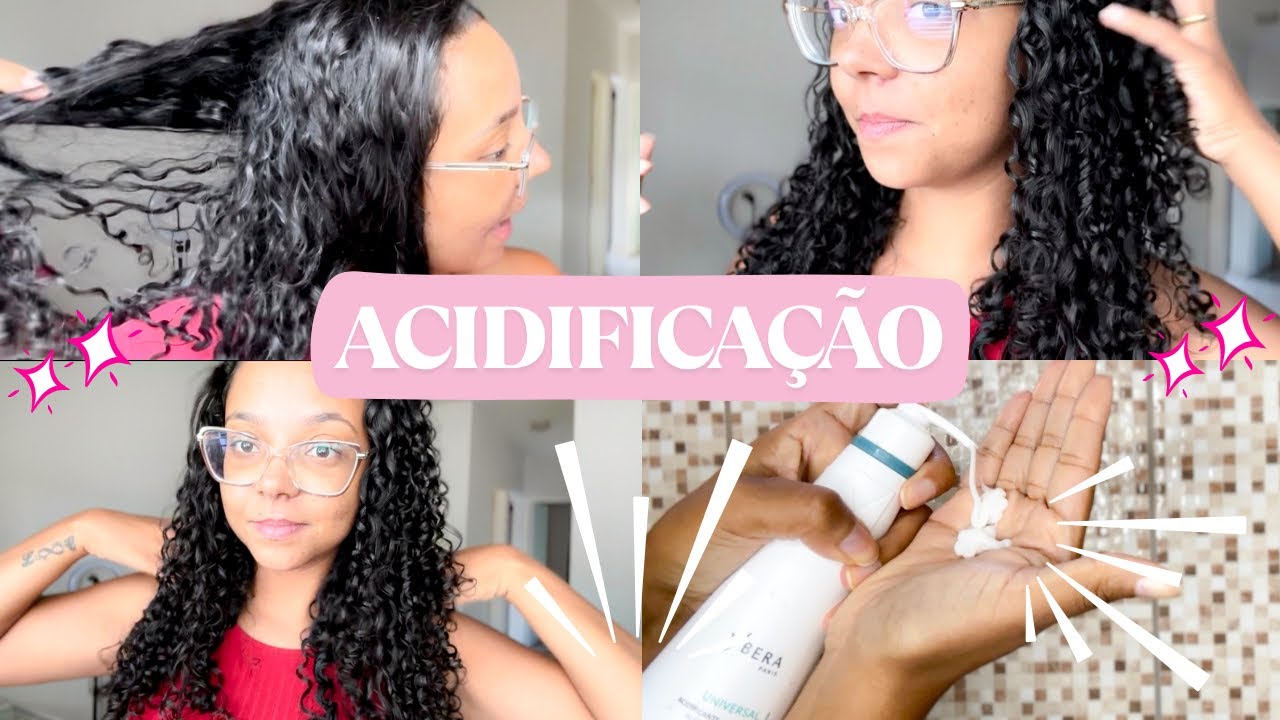COMO FAZER ACIDIFICAÇÃO NO CABELO CACHEADO PRA CONTROLAR POROSIDADE E ...