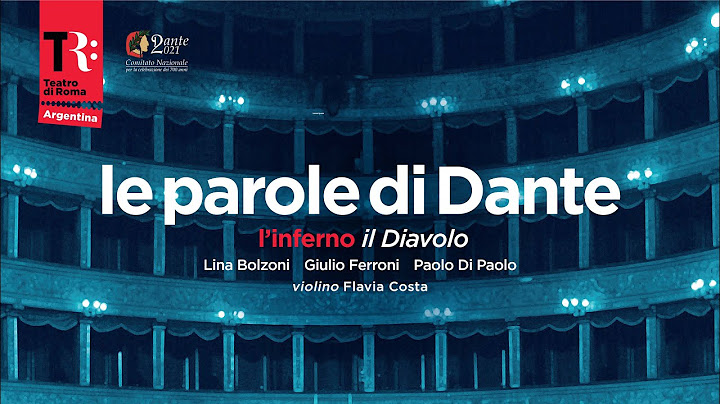 L'INFERNO - il diavolo / Le parole di Dante