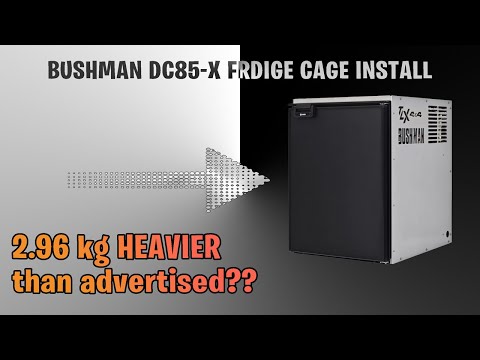 How to Install a Bushman Upright Fridge Into the Fridge Cage || Upright Fridges vs. Chest Fridges