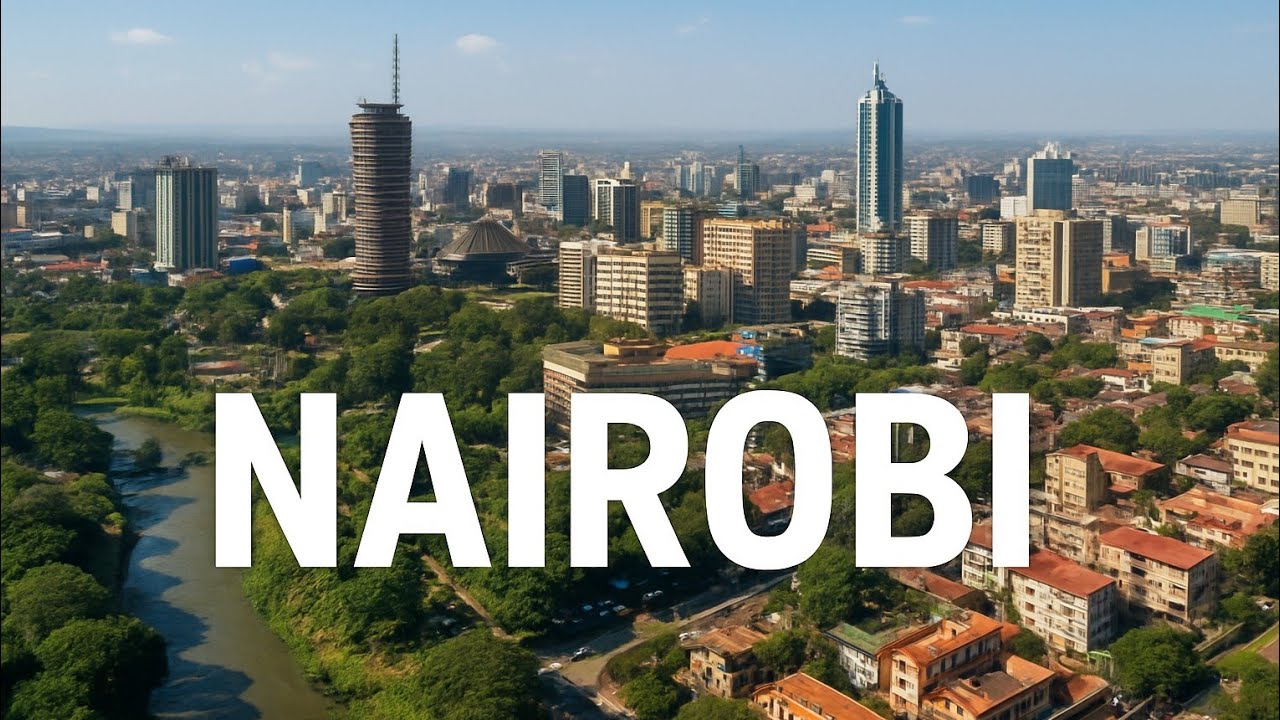 Nairobi City -  Kenya 4k By Drone 2025