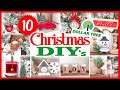 🎄10 DOLLAR TREE Christmas Crafts for 2021 and EASY DIYs!