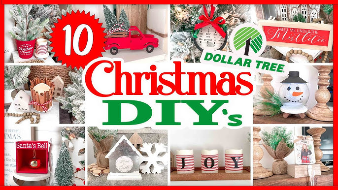10 EASY Jingle Bell Crafts! SUPER CUTE Christmas Dollar Tree Decorations &  Ideas! 