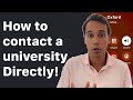 How to get in contact with Universities and University Admissions | A&J Education