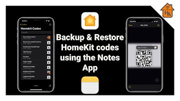 Backup your HomeKit codes & with the Notes App & restore with Live Text in iOS15 & iPadOS15