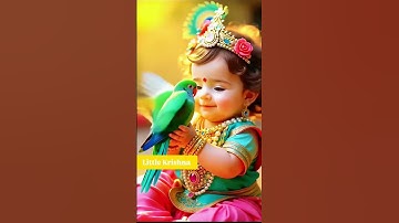 Brije Dham Ko #shorts #trend#viral #reels#littlekrishna #krishna#cute#krishnaleela#makhanchor#ai