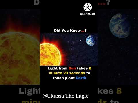 How long does it take for sunlight to reach Earth from the Sun? #Facts ...