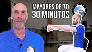 Rutina de ejercicios para MAYORES DE 70 años en silla, HAZLOS CONMIGO