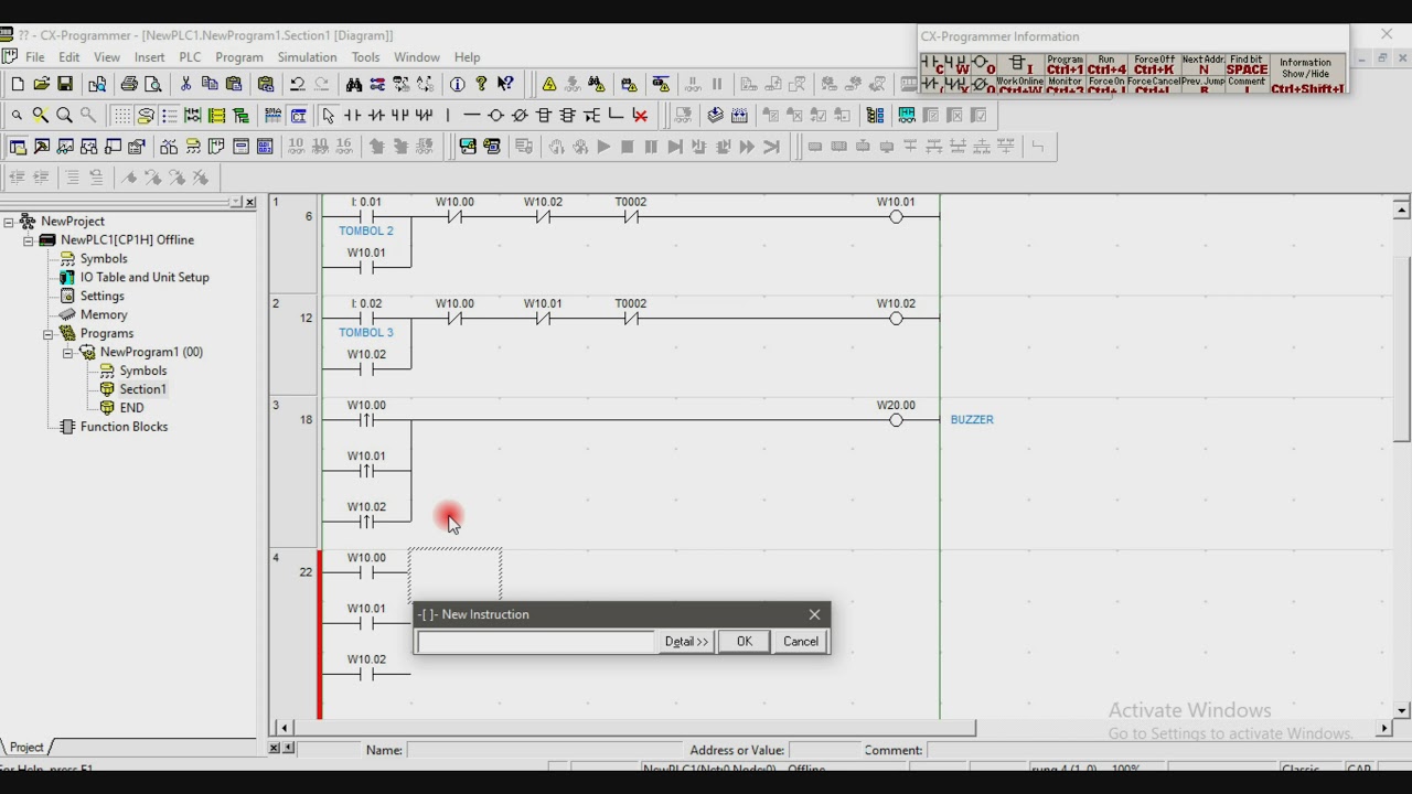 Simulasi Bel Kuis Menggunakan Cx Programmer - YouTube
