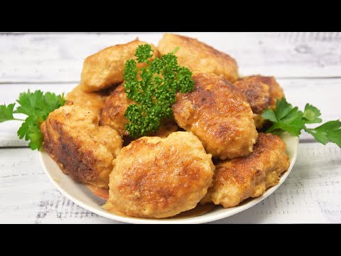 Куриные котлеты с чесноком быстрый рецепт. Вкусные котлеты из куриного фарша
