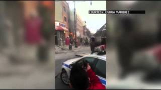 Raw: Moments After NYC Building Explosion