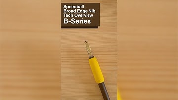 Speedball B-Series Nibs Tech Overview with Sandro Bonomo (Broad Edge Nibs Calligraphy)