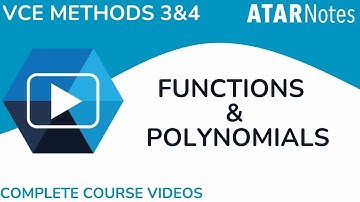 Functions & Polynomials - VCE Maths Methods 3&4 Complete Course Videos