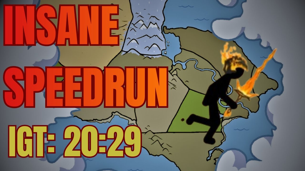 🌍 WORLD RECORD | Stick War Legacy INSANE Campaign Speedrun (With Skins) ⏱️