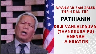 Dr.R Vanlalzauva (Thangkura pu) in White House kawtah kan tap ang a ti