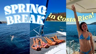 COSTA RICA TRAVEL VLOG 🌺🌞🌈🌊🥥 *my senior year spring break trip*