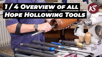 1/4 Overzicht van de Hope Hollowing Tools voor het draaien van kopshout