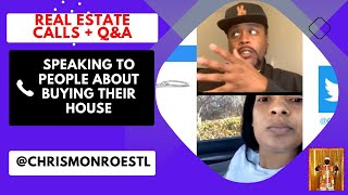 Real Estate Seller Calls w/ Q & A about creative financing due on sale clause - @ChrisMonroeSTL