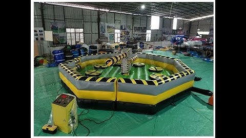 Meltdown Eliminator Zone Inflatable Game / Last Man Standing Inflatable Sweeper Game
