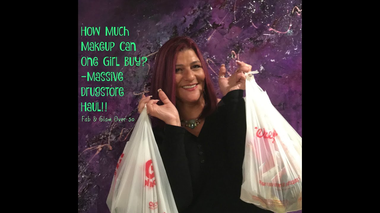 How Much Makeup Can One Girl Buy?? Massive Drugstore Haul | Over 50