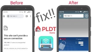 Can't access 192.168.1.1 admin PLDT WiFi 2022 || The connection to 192.168.1.1 is not secure. fix! screenshot 4