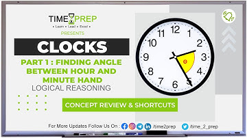 Clocks - 1 | Finding Angle between Hands? | Reasoning Tricks