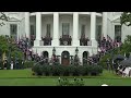 Trump welcomes King Charles and and Queen Camilla to White House in formal ceremony | LIVE