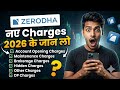 Zerodha Brokerage Charges 2026? Zerodha New Charges Pricing Details |