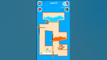 Save The Fish Level 47 Fishdom Pull The Pin Game #gameplay #fishdom #androidgameplay