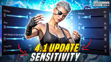 BGMI 4.1 Update ZERO RECOIL SENSITIVITY | Best Sensitivity Code for GYRO & NON-GYRO PLAYERS #BGMI