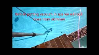 How to vacuum your pool