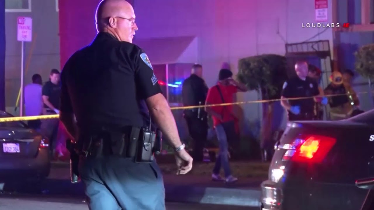10 shot at San Bernardino apartment complex - YouTube