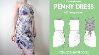 || The Penny Dress || How to Make a Lace Up Dress with Side Gather | Downloadable Sewing Pattern by Tooth & Eye 367 views 1 year ago 14 minutes, 26 seconds