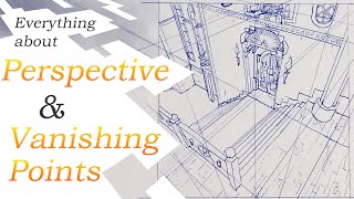 Everything about Perspective & Correct Mathematical use of Vanishing Points | Perspective Drawing
