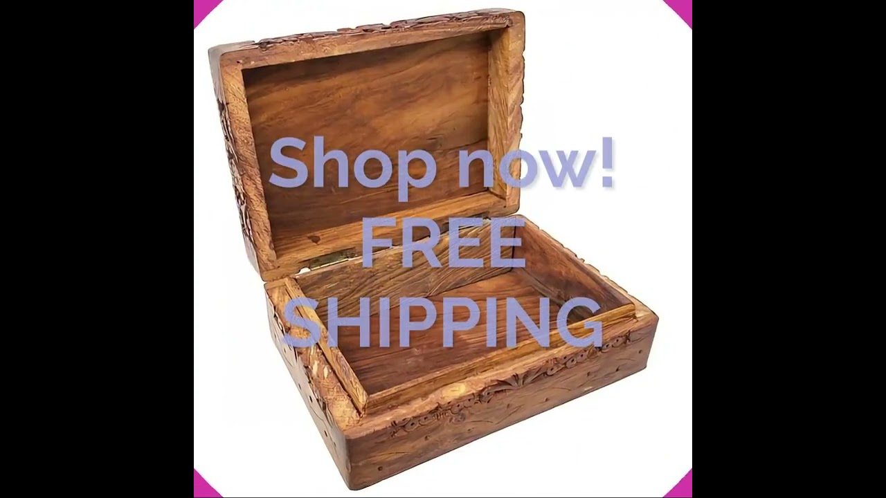 Tree of Life Carved Box